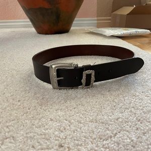 Black Leather Belt